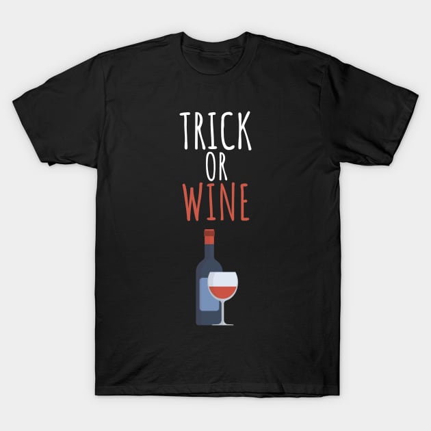 Trick or wine T-Shirt by maxcode